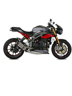 Tłumik motocyklowy Slip-On Line (Suono) MIVV do Triumph Speed Triple 1050 R / S / RS (16-17) srebrne