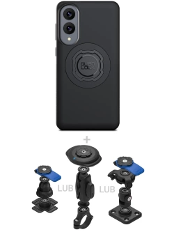 Zestaw 360 Quad Lock: etui MAG na telefon Samsung Galaxy S25 Edge (magnetyczne) + wybrane komponenty