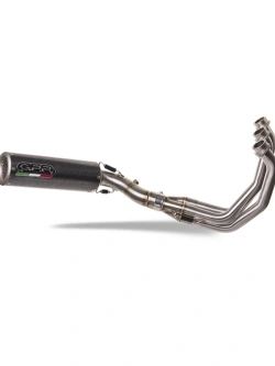 Pełny układ wydechowy G.P.R M3 Poppy Triumph Tiger 660 Sport (22-24) [wersja: Low Position, z homologacją]