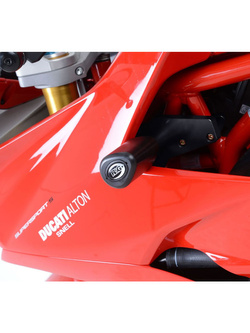 Crash pady Aero R&G do Ducati Supersport / S (17-20) (bez wiercenia) czarne