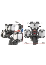 Stelaż asymetrycznych kufrów bocznych Trekker Outback Monokey Cam-Side GIVI PL One-Fit BMW R 12 G/S (25-)[mocowany do stelaża centralnego]