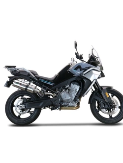 Tłumik motocyklowy G.P.R Dual Titanium CF Moto 800 MT Touring (22-24) E5 tytanowy [z homologacją]