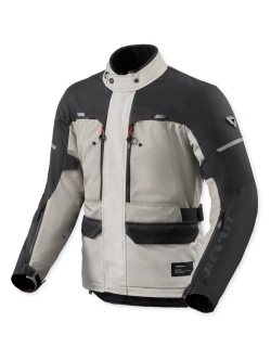 Kurtka motocyklowa tekstylna REV’IT! Outback 5 H2O szaro-czarna