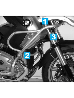 Gmol górny Hepco&Becker do BMW R 1200 GS [08-14]