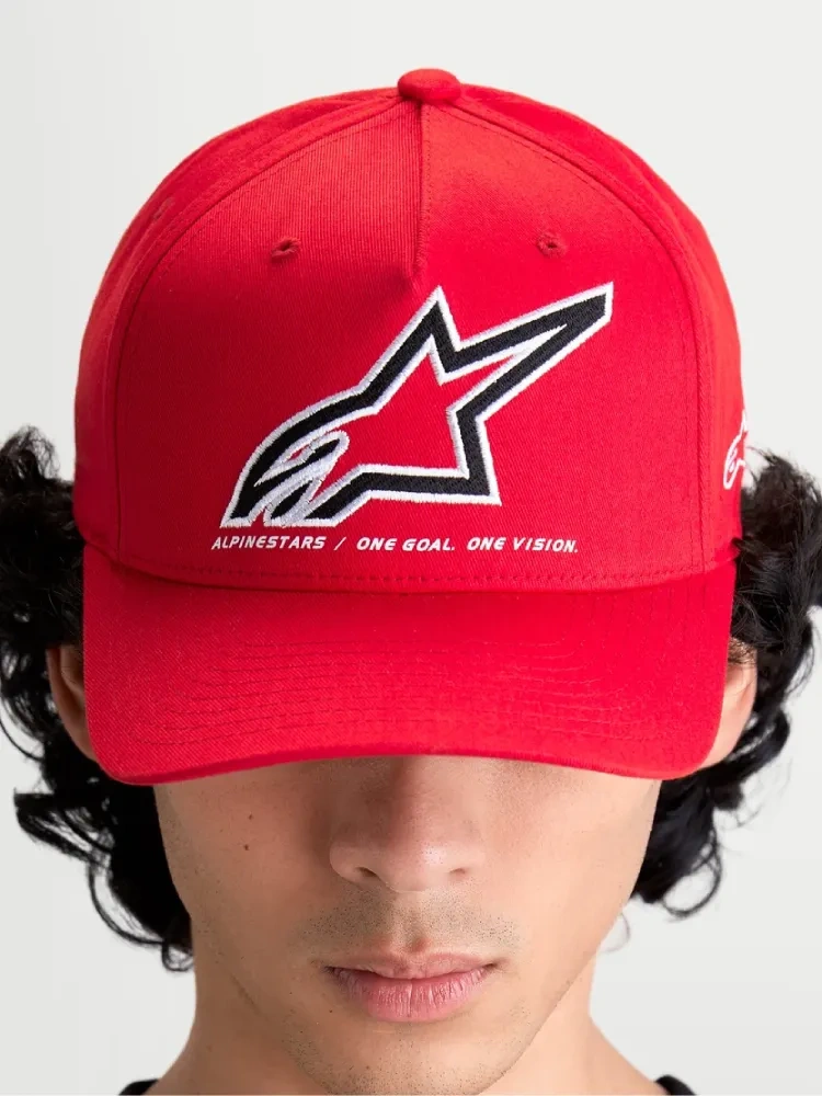 Czapka z daszkiem Alpinestars Lineout czerwona