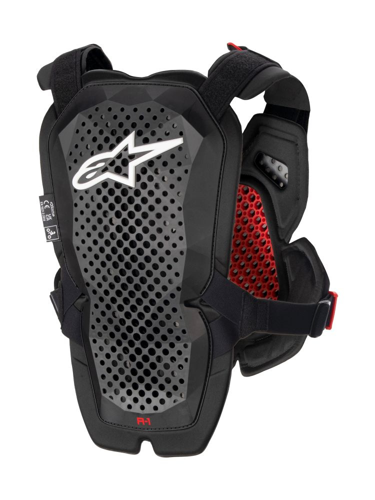 Ochraniacz klatki piersiowej Alpinestars MX A-1 Pro czarno-czerwono-antracytowy