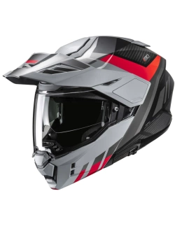 Kask szczękowy HJC I80 Imes szaro-czerwony
