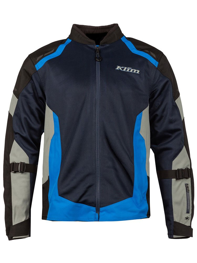 Kurtka motocyklowa tekstylna Klim Induction czarno-niebieska