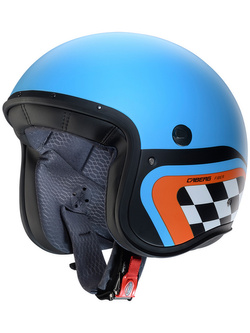 Kask otwarty Caberg Freeride X Daytona niebiesko-pomarańczowy