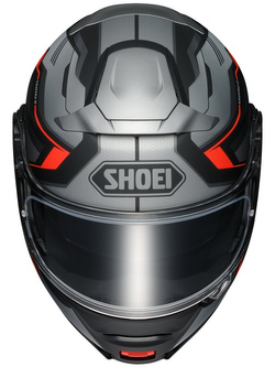 Kask szczękowy Shoei Neotec II Respect TC-5 czarno-szaro-czerwony