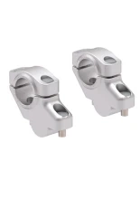 Podwyższenie kierownicy Hepco&Becker Yamaha Tracer 9 GT/GT+/Y-AMT (25-) (30 mm w górę, 21 mm w tył) srebrne