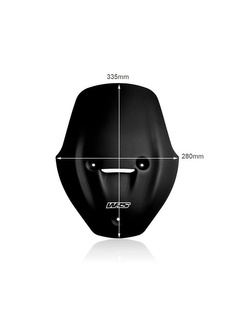 Szyba motocyklowa WRS Touring Ducati Diavel V4 (23-24) czarna matowa