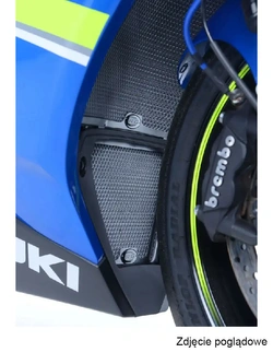 Osłona chłodnicy oleju R&G Suzuki GSXR 1000/ R (17-24) tytanowa