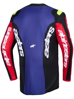 Bluza cross Alpinestars MX Fluid Grid czarno-czerwono-fioletowa