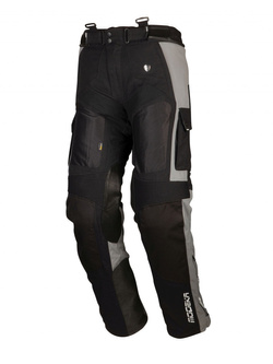 Spodnie motocyklowe tekstylne Modeka Aft Air szaro-czarne