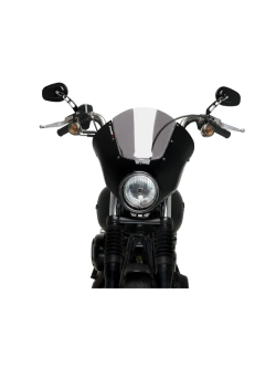 Półowiewka motocyklowa sportowa PUIG Dark Night Harley Davidson Dyna Street BOB FXDBI-I (06-17) lekko przyciemniana