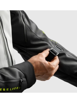 Kurtka motocyklowa tekstylna Rebelhorn Hardy 3.0 czarno-szaro-żółta