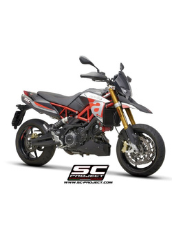 Tłumik motocyklowy SC Project SC1-M carbon Aprilia Dorsoduro 900 (17-20) włókno węglowe