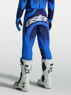 Spodnie cross Alpinestars MX Techstar Swan niebieskie