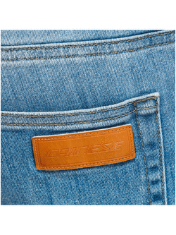Jeansy motocyklowe Dainese Denim Stone Slim Tex niebieskie
