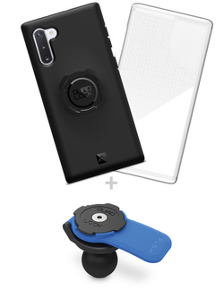 Etui na telefon Samsung Galaxy Note10, pokrowiec przeciwdeszczowy oraz uchwyt kulowy Quad Lock