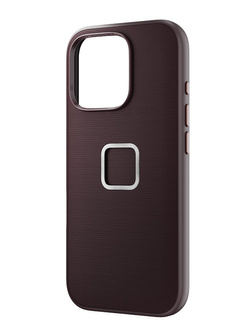 Etui Peak Design Mobile Everyday Fabric do smartfona iPhone 16 Pro bordowe