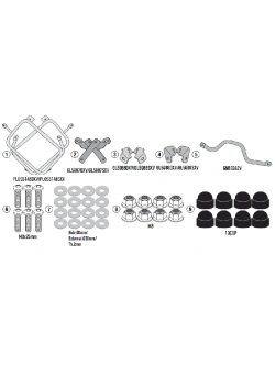 Stelaż kufrów bocznych Monokey Cam-Side Kappa KL One-Fit BMW R 1300 GS Adventure (25-)