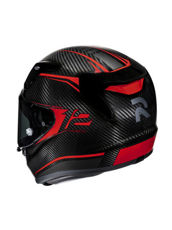 Kask integralny HJC RPHA 12 Carbon Keres czarno-czerwony