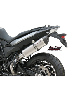 Tłumik SC-Project Oval Titanium + Carbon (SLIP ON) - BMW F 800 GS - ADVENTURE [08-15]
