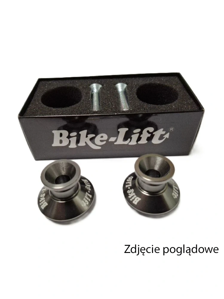 Rolki wahacza do stojaków motocyklowych Bike Lift M8 tytanowe