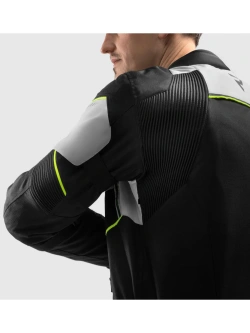 Kurtka motocyklowa tekstylna Rebelhorn Swift czarno-szara-fluo
