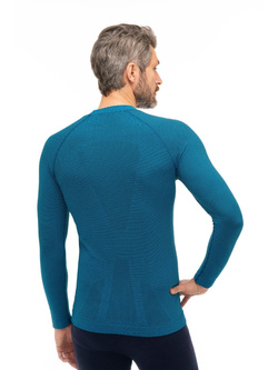 Koszulka termoaktywna Brubeck 3D Pro niebieska