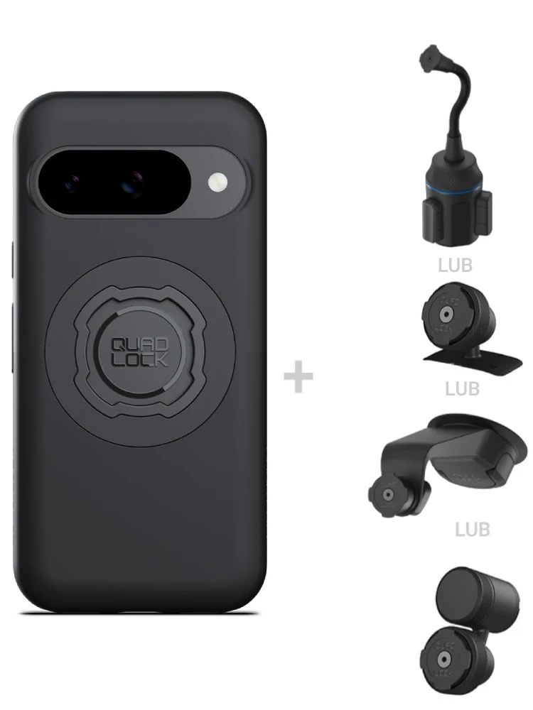 Zestaw do samochodu: etui MAG na telefon Google Pixel 10/10 Pro (magnetyczne) oraz mocowanie Quad Lock