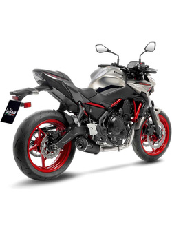 Pełny układ wydechowy LeoVince LV One Evo [Full-System, Stal nierdzewna + Carbon] do Kawasaki Ninja 650 (21-), Z 650 (21-) / RS (22-24), Versys 650 (21-24) czarny
