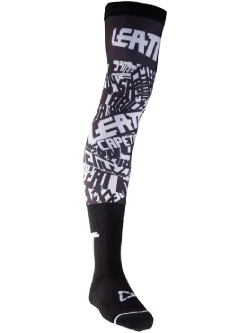 Skarpety pod ortezy Leatt Knee Brace czarno-białe