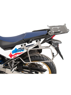 Zestaw: kufry boczne + stelaże Hepco&Becker Xplorer Cutout do Hondy CRF 1100L Africa Twin Adventure Sports (24-) srebrne