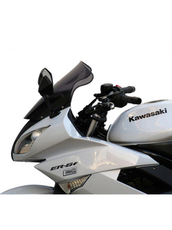 Szyba motocyklowa MRA oryginalny kształt "O" Kawasaki ER 6 F (09-11) przyciemniana