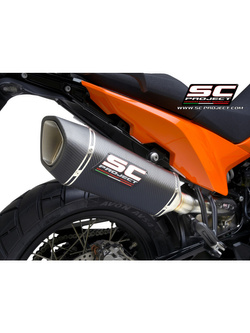 Tłumik SC-Project SC1-R Carbon / Titanium (Slip on) - KTM 890 Adventure / A2 [21]