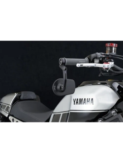 Lusterko motocyklowe Daytona D-Mirror-5 do montażu na końcu manetki czarne [adapter]