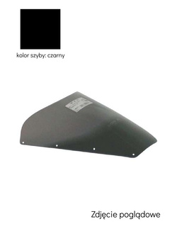 Szyba motocyklowa MRA Oryginalny kształt "O" Aprilia RSV Mille RS / SP [-00] czarna
