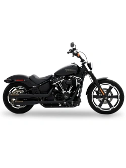 Tłumiki motocyklowe Rinehart Racing 3.5" HP35 Harley Davidson Softail (wybrane modele) czarne/brązowe matowe