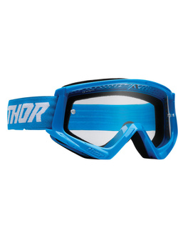 Gogle motocyklowe Thor Combat Racer niebiesko-białe