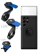Zestaw rowerowy: etui MAG na telefon Samsung Galaxy S22 Ultra (magnetyczne) + wodoodporny pokrowiec MAG + mocowanie Quad Lock