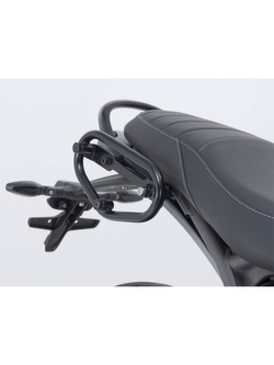Zestaw: sakwa boczna Legend Gear LC1 + LC2 ze stelażami SW-Motech Triumph Scrambler 400 X (24-)/ Speed 400 (24-) czarne [poj.: 9,8l + 13,5l]