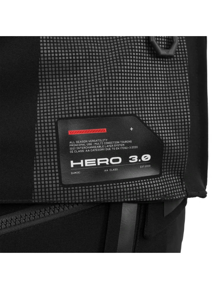 Kurtka motocyklowa tekstylna Shima Hero 3.0 G2 szaro-czerwona
