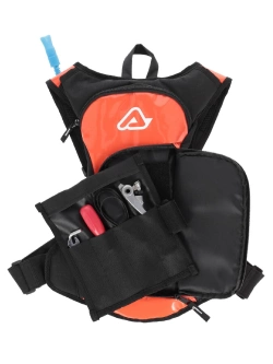 Plecak enduro Acerbis Acqua Logo z bukłakiem 2 litry, czarno-pomarańczowy [pojemność: 5 l]