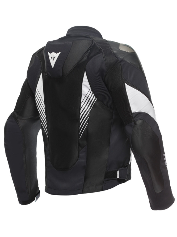 Kurtka motocyklowa tekstylna Dainese Super Rider 2 Absoluteshell czarno-biała