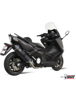 Pełny układ wydechowy (Speed Edge) MIVV do Yamaha T-Max 530 (12-16) czarny