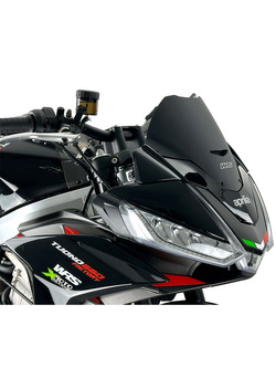 Szyba motocyklowa WRS Sport Aprilia Tuono 660 (21-) / V4 (21-24) czarna matowa