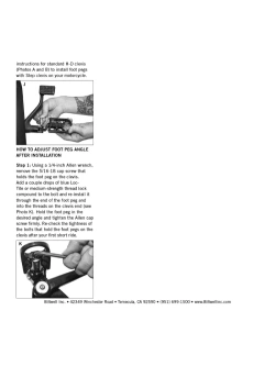 Podnóżki motocyklowe Biltwell Punisher XL wybrane modele Harley-Davidson czarne